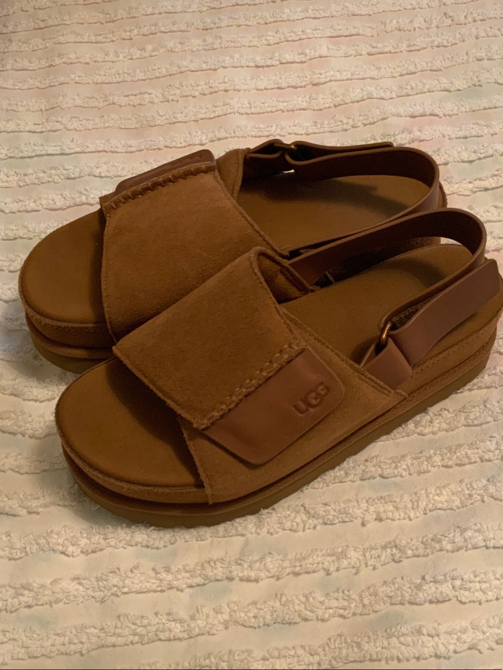 UGG Women’s Chestnut Velcro Slingback Sandals 8.5